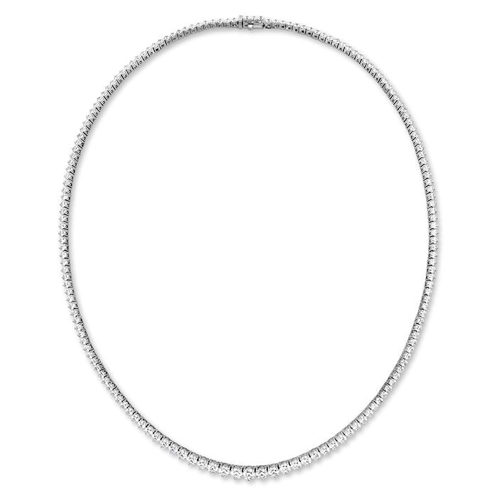 Vardy's Collection Hearts On Fire Cut Diamond Collar Necklace in 18K White Gold (9.35ctw)