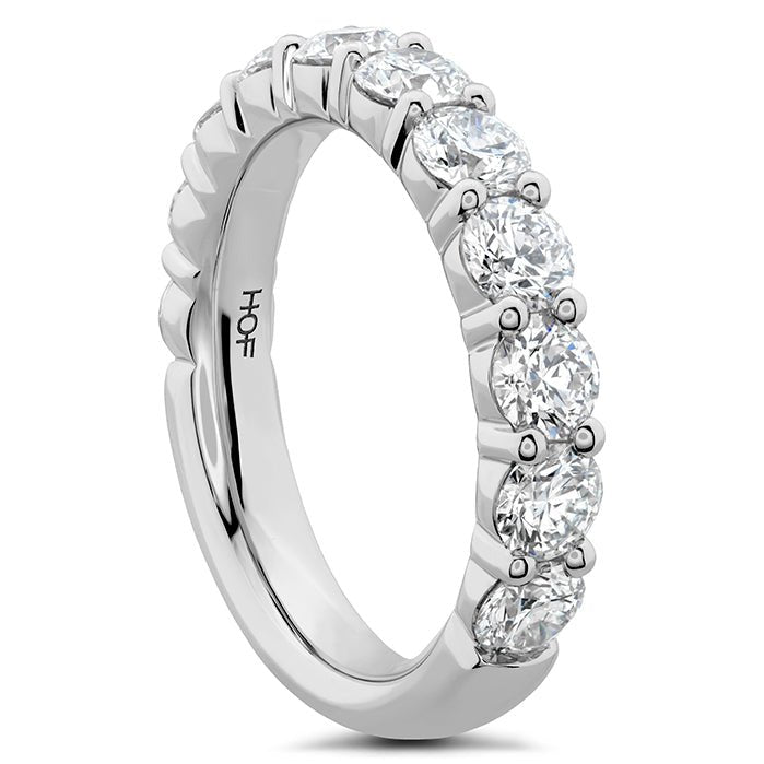 Vardy's Collection Hearts On Fire Cut G/H Vs2 Diamond 1.34ctw Wedding Band in Platinum