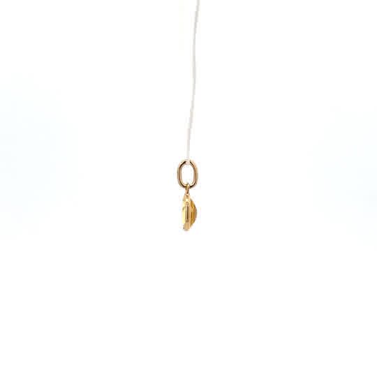 Vardy's Collection Oval Sapphire Drop Pennants in 18K Yellow Gold