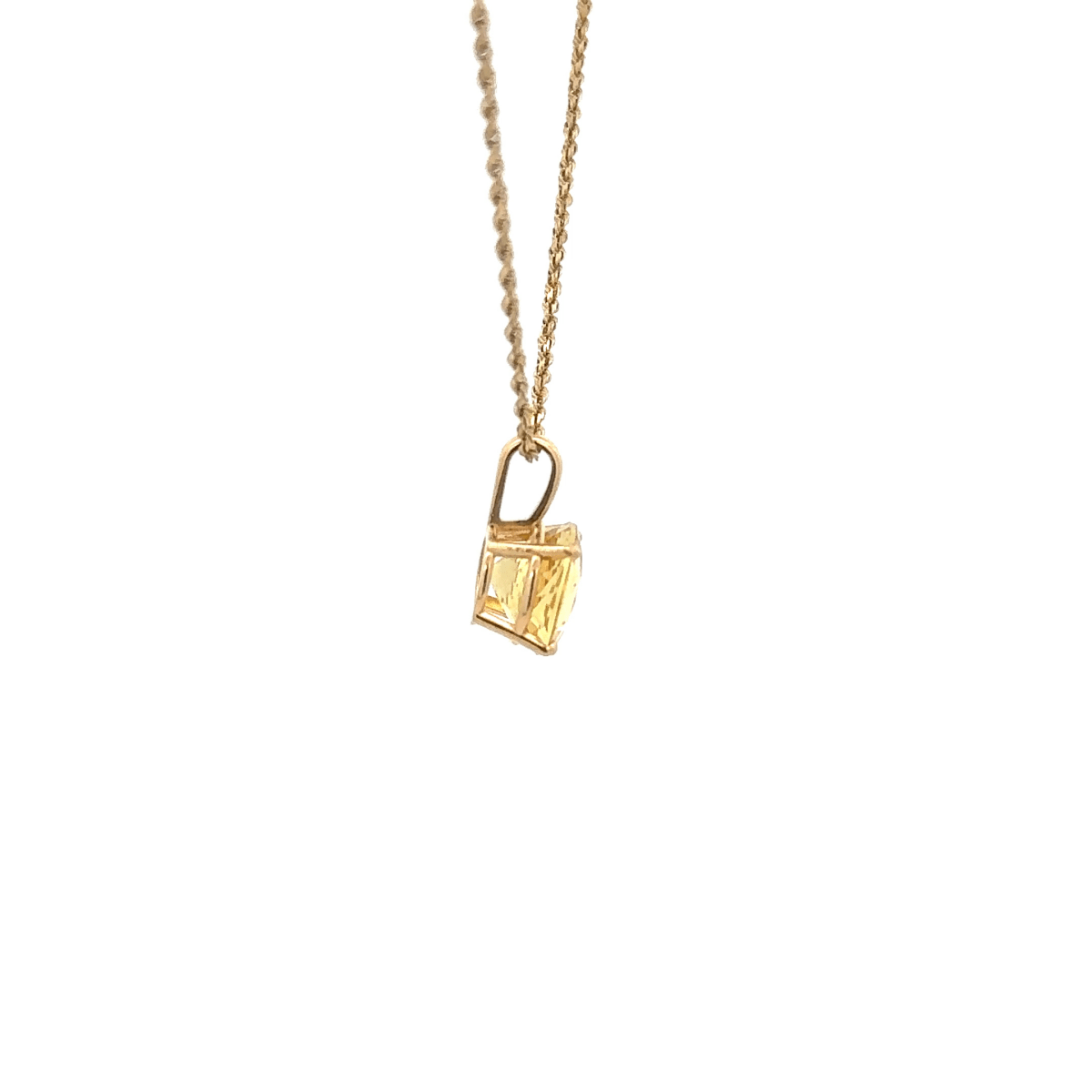 Vardy's Collection Round Beryl Rabbit Ear Pendants in 14K Yellow Gold (3.51ct)
