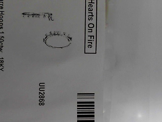 Vardy's Collection Round Diamond Floating Hoop Earrings in 18K Yellow Gold (1.57ct)