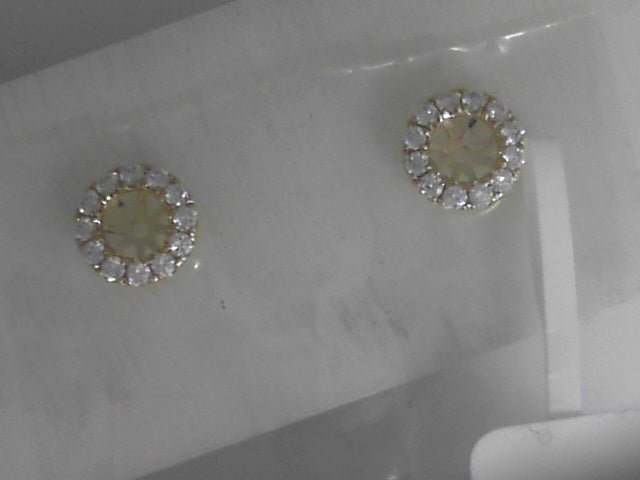 Vardy's Collection Round Diamond Halo Setting Jackets in 18K Yellow Gold (0.28ctw)