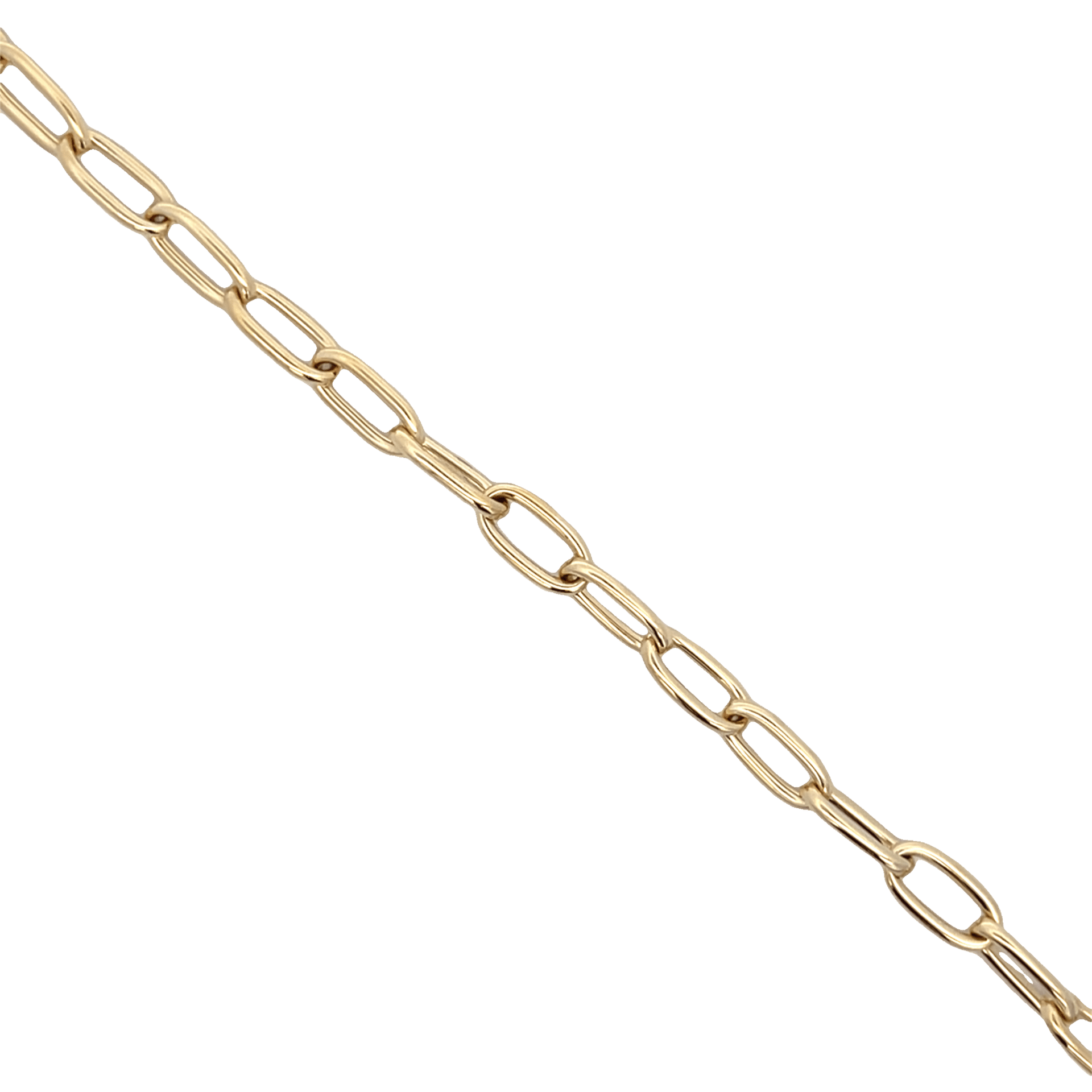 Vardy's Collection Round Diamond Open Link Bracelet in 14K Yellow Gold (0.15ctw)