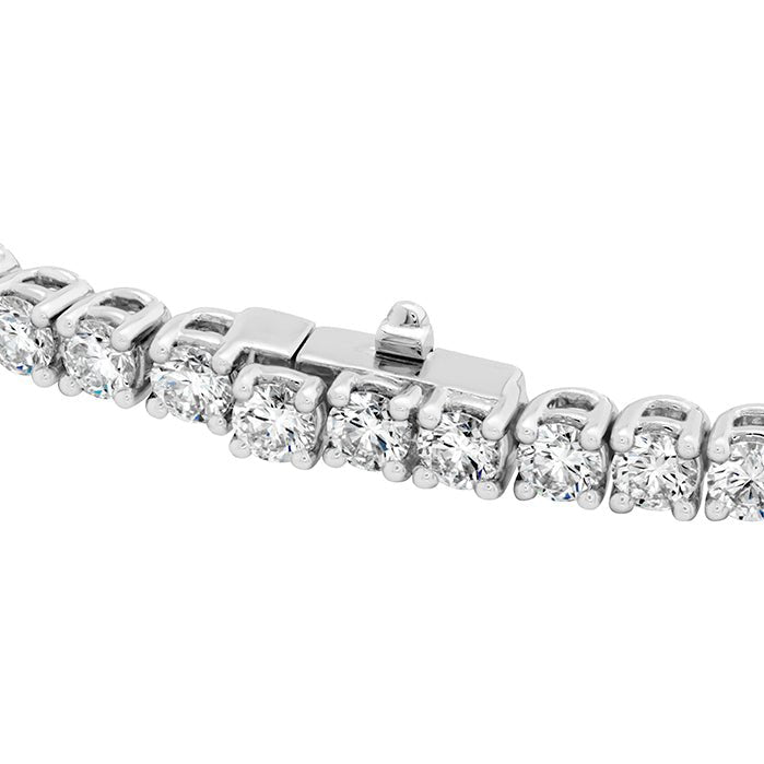 Vardy's Collection Round Diamond Tennis Bracelet in 14K White Gold (3.01ctw)