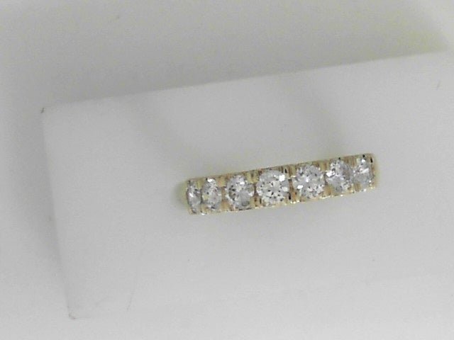 Vardy's Collection Round Diamond U Set Wedding Band in 14K Yellow Gold (0.95ctw)