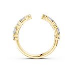 Vardy's Collection Round Natural Diamond 0.36ct Wedding Band in 18K Yellow Gold