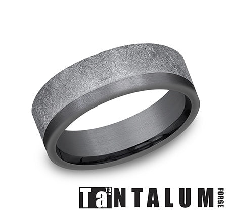 Vardy's Collection Two Tone Men's Ring in 10K White and Yellow Gold