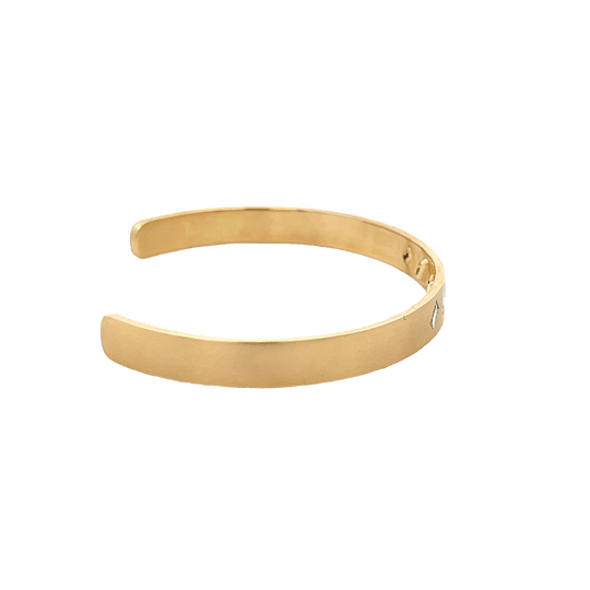 Vardy's Collection Various Shapes Diamond Bangle Bracelet in 14K Yellow Gold (0.73ctw)