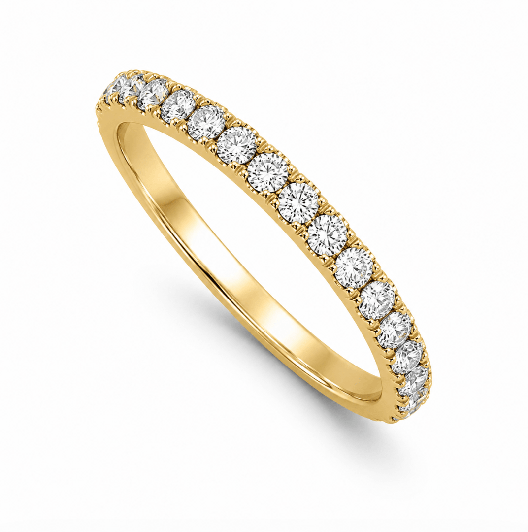 Vela Collection Wedding Band in Yellow Gold (110-01518)