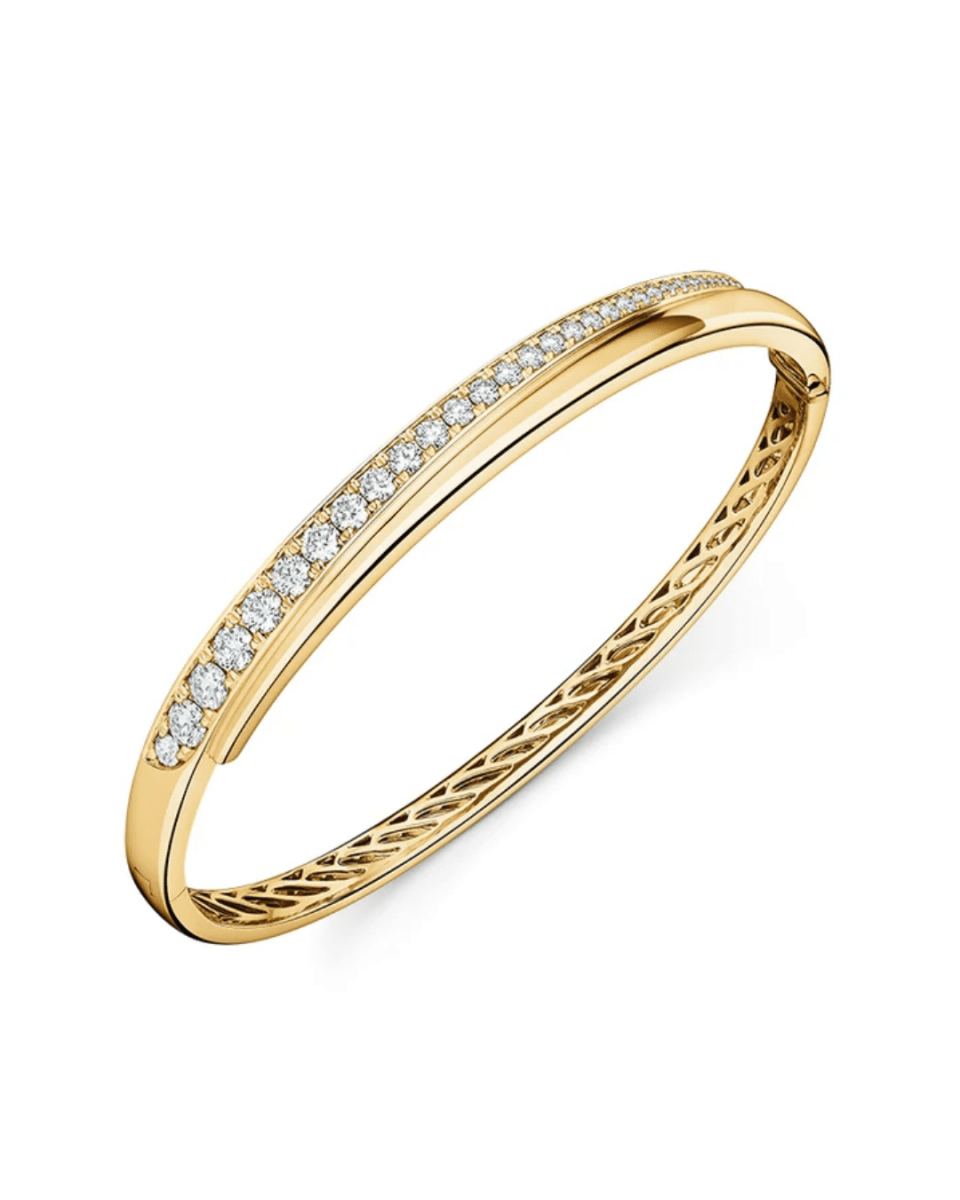 VELA CROSSOVER BANGLE in Yellow Gold (170-00860)