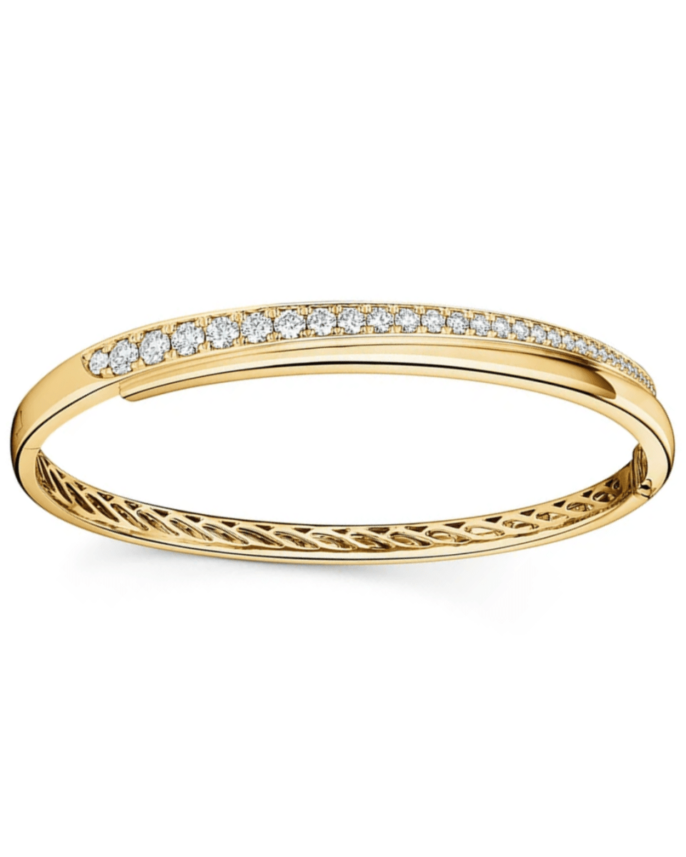 VELA CROSSOVER BANGLE in Yellow Gold (170-00860)