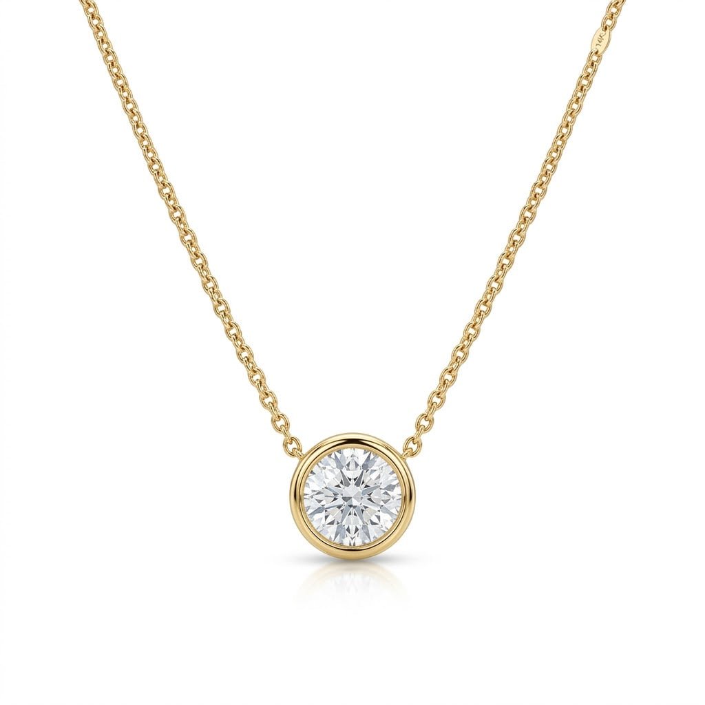 Yellow Gold Diamond Pendant