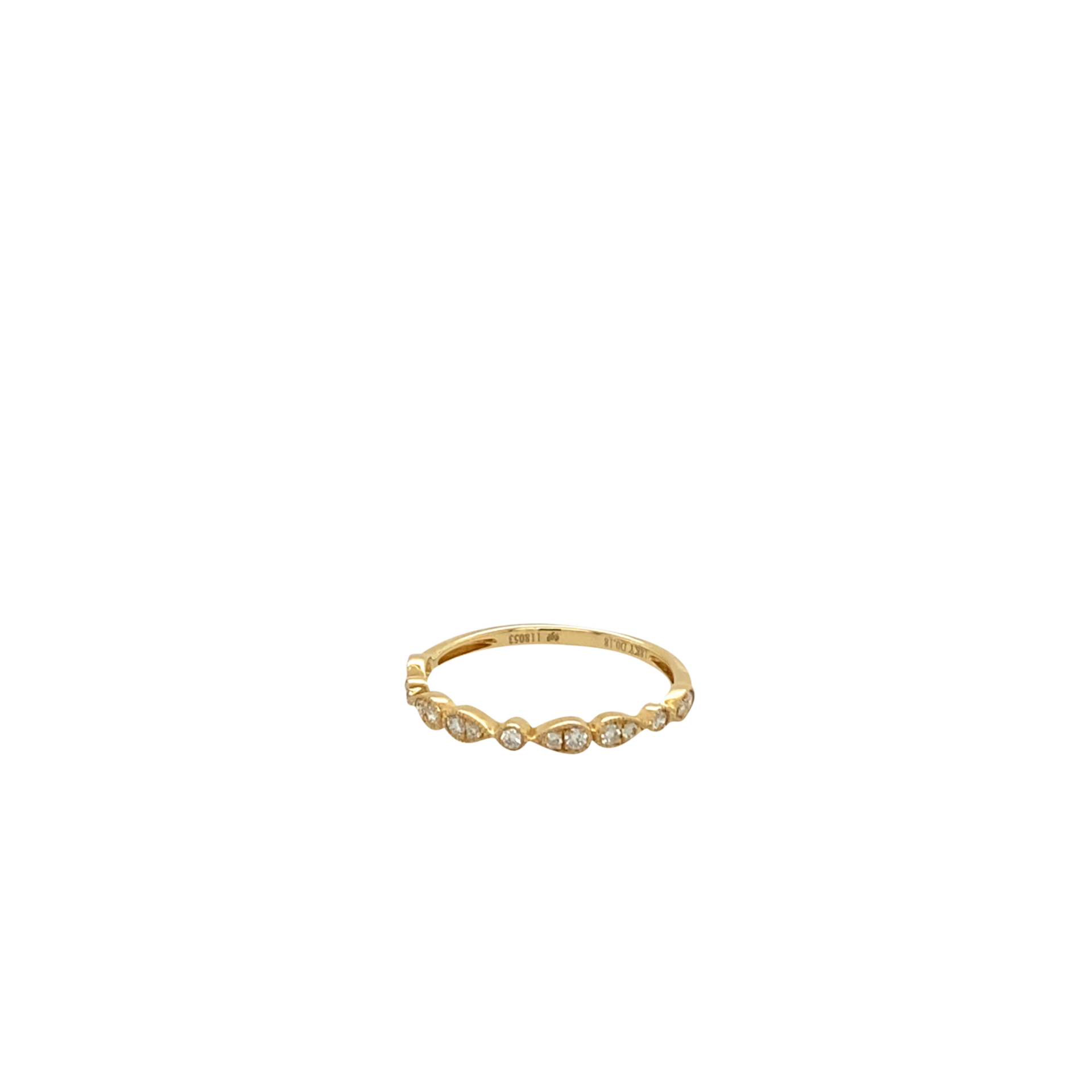 Gold Stackable Diamond Ring