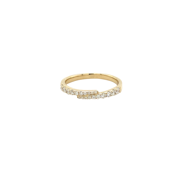 14 Karat Yellow Gold Fashion Diamond Ring