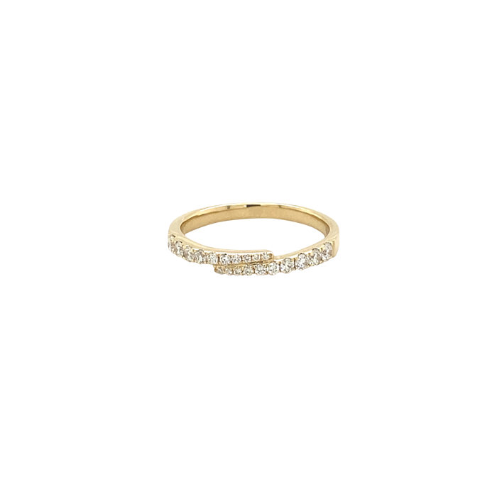14 Karat Yellow Gold Fashion Diamond Ring