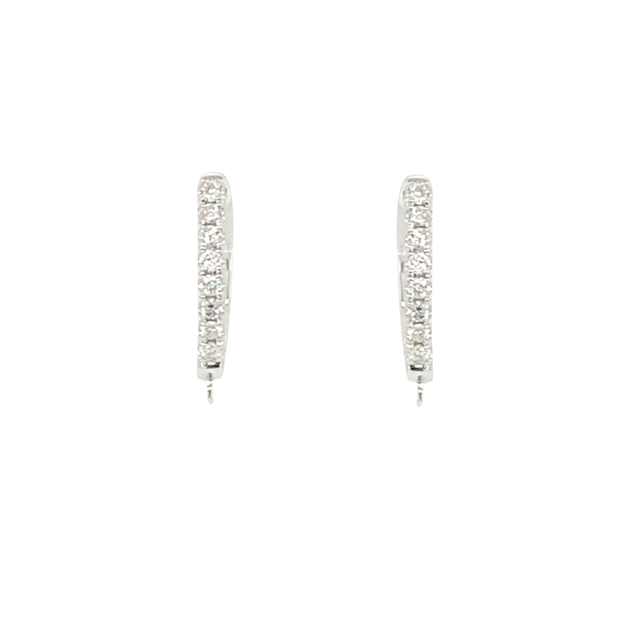 Small Diamond Hoop Earrings Vardy's Jewelers Bay Area