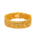 18 Karat Yellow Gold Yellow Diamond Bracelet