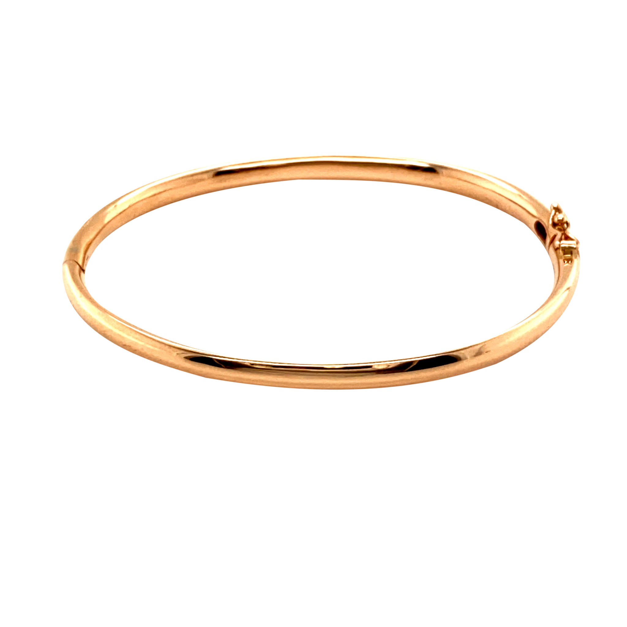 Solid Rose Gold Bangle Vardy's Jewelers Bay Area