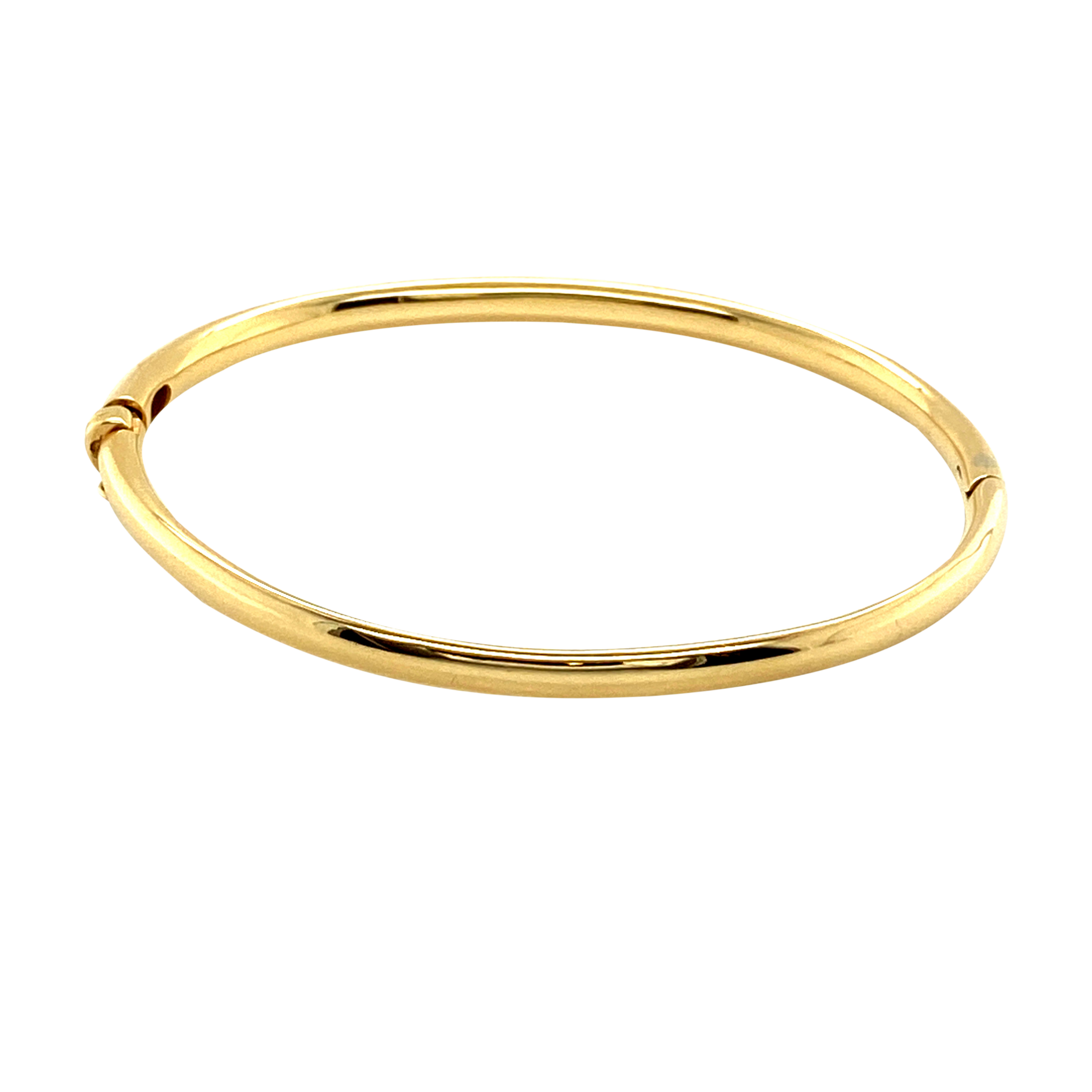 Solid Yellow Gold Bangle Vardy's Jewelers Bay Area