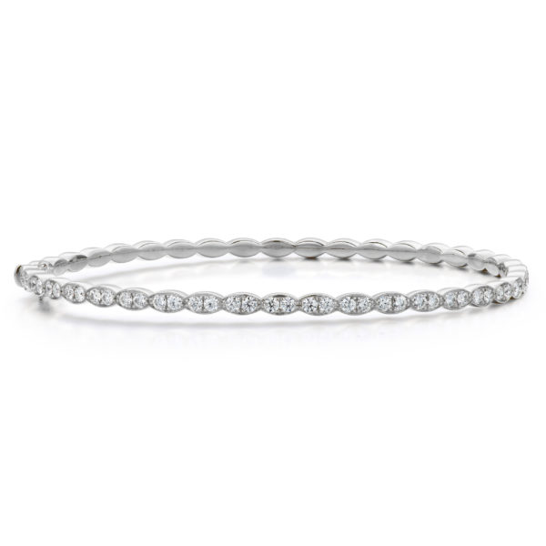 Lorelei Floral Diamond Bangle