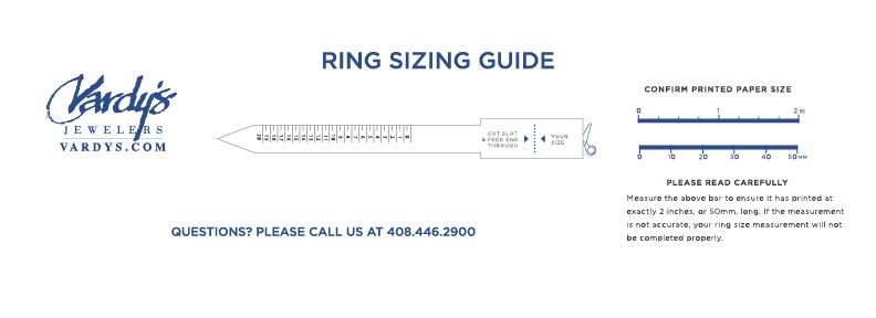 ring sizing guide vardy s jewelers