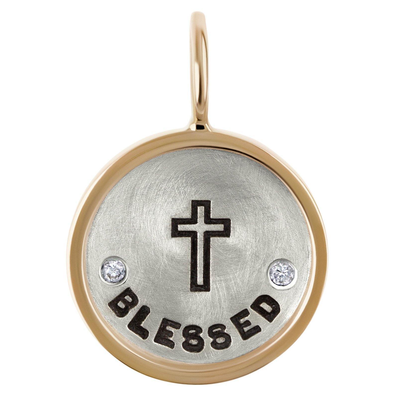 Blessed Round Charm