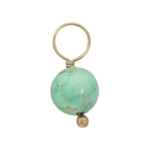 Vein Turquoise Unfaceted Ball Gemstone
