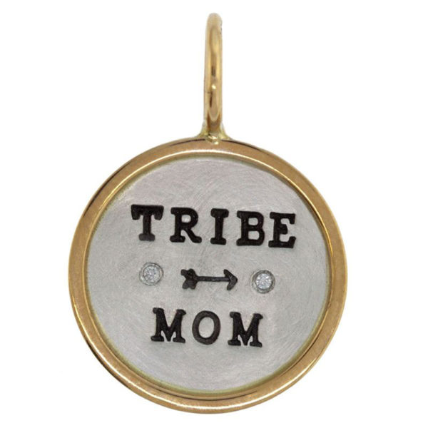 Tribe Mom Round Charm