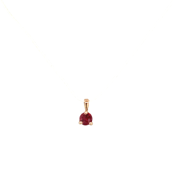 Ruby Charm Pendant - Vardys Jewelers