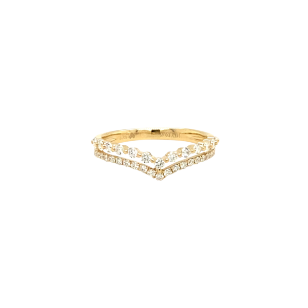 Yellow Gold Tiara Ring
