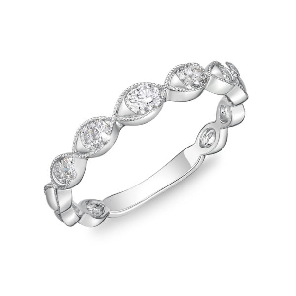 Illusion Marquise Stackable Band