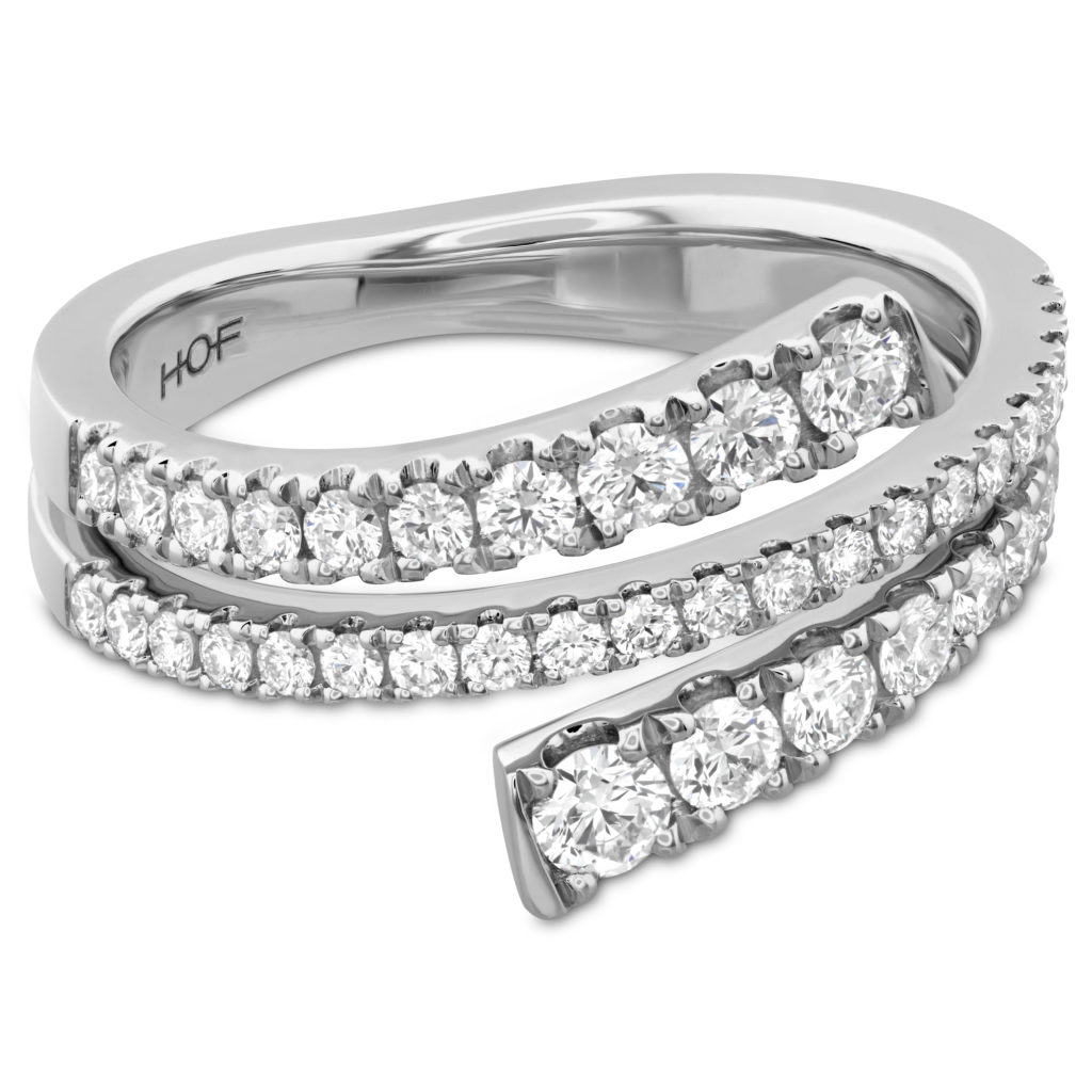 Sterling Silver Criss Cross Anniversary Style Jacket Ring Guard 0.24tw 