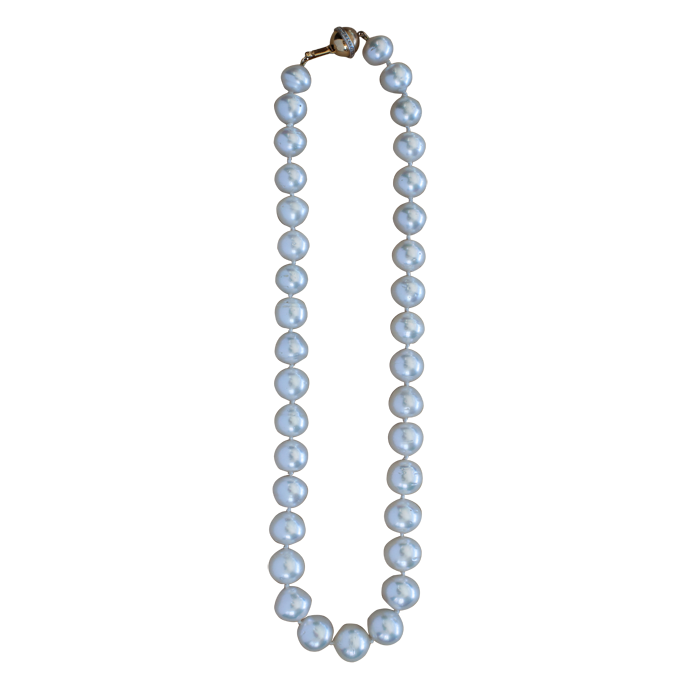 Gold Pearl Necklace Strand