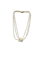 Triple Strand Pearl Necklace 325-00396