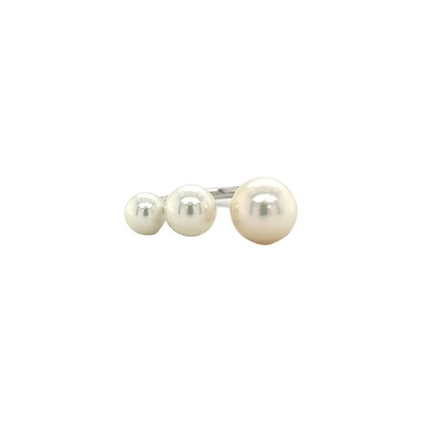 White Gold Pearl Ring