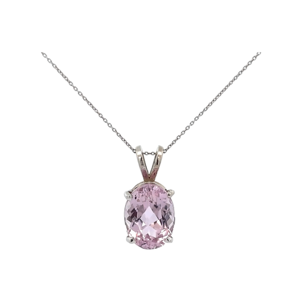 White Gold Kunzite Pendant (230-01390)